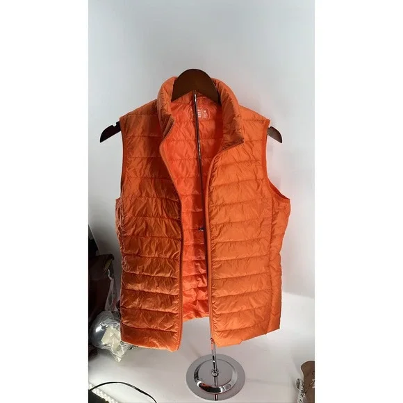 Medium Orange Ultra Light Down Vest - Picture 1 of 3